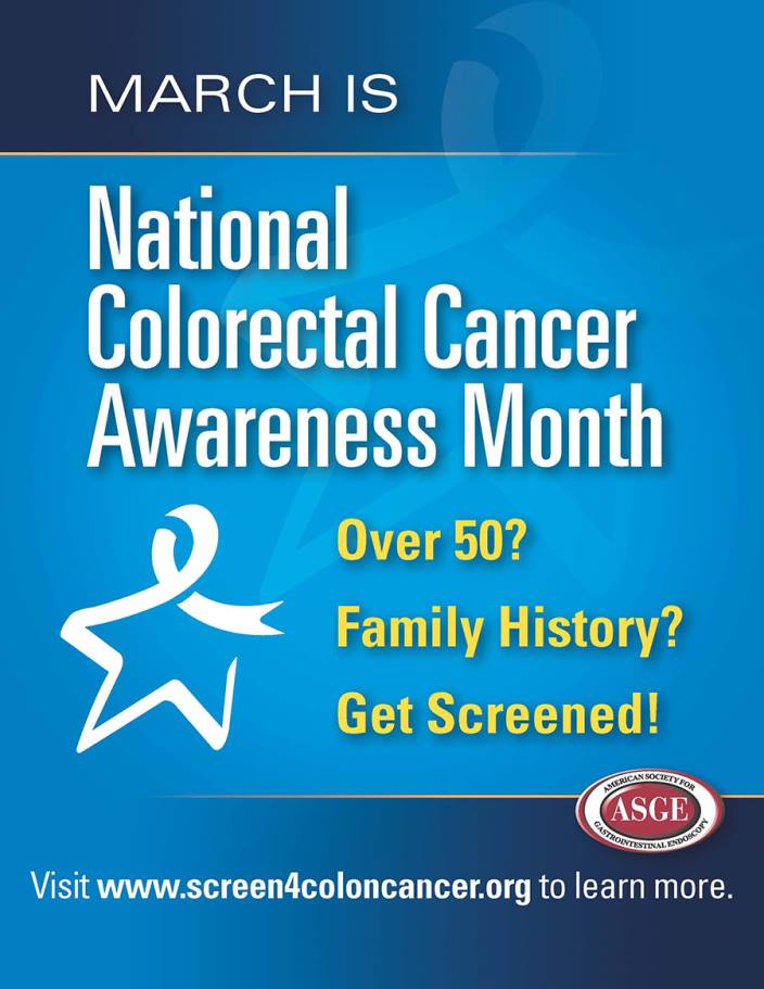 March is National Colorectal Cancer Awareness Month